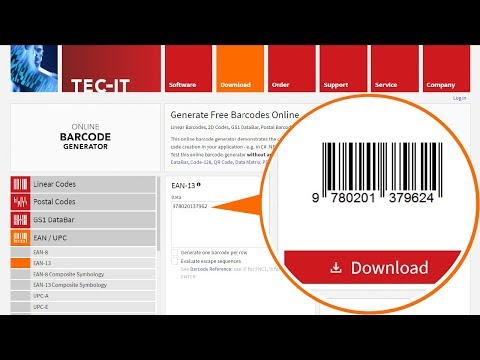 how to create a barcode